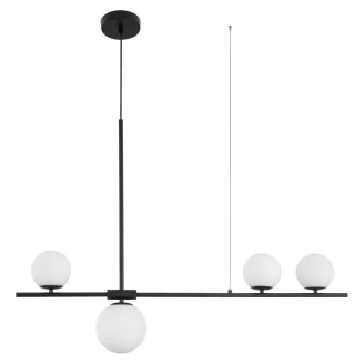 Nova Luce Hängande Lampa <strong>Impero Ny</strong>  Svart, Vit 100 cm