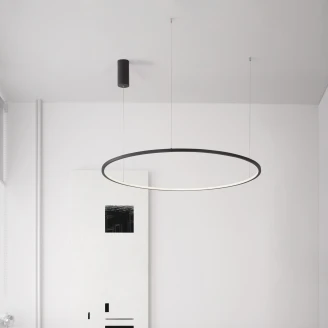 Nova Luce Hängande Lampa <strong>Tarquin</strong>  Svart Ø 100 cm