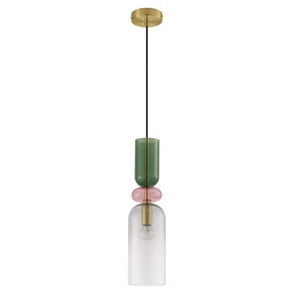 Nova Luce Hängande Lampa <strong>Murano Delta</strong>  Grå S