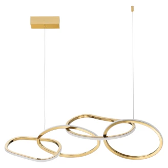 Nova Luce Hängande Lampa <strong>Girish</strong>  Guld