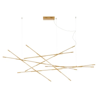 Nova Luce Hängande Lampa <strong>Raccio</strong>  Mässingsguld