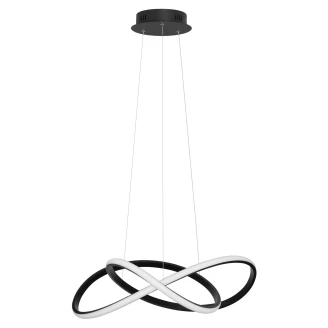 Nova Luce Hängande Lampa <strong>Amara</strong>  Svart Ø 56 cm