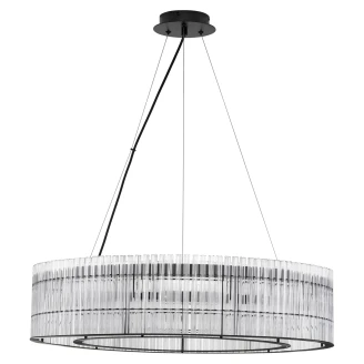 Nova Luce Hängande Lampa <strong>Barok</strong>  Svart