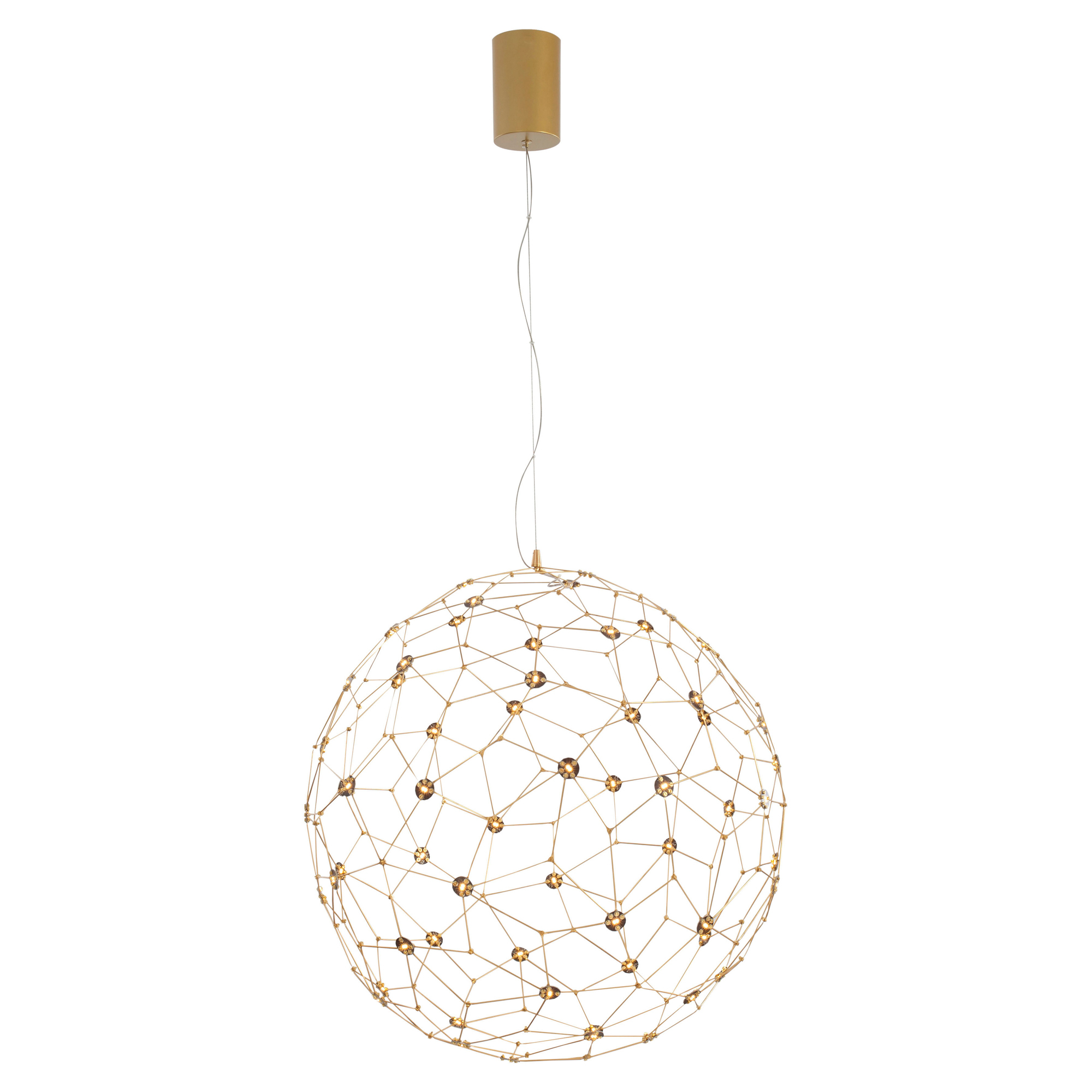 Nova Luce Hängande Lampa Sole Guld