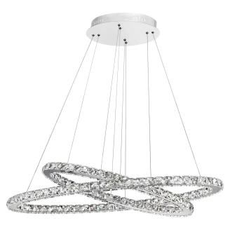 Nova Luce Hängande Lampa <strong>Celine</strong>  Krom L