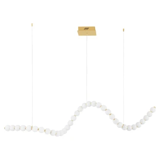 Nova Luce Hängande Lampa <strong>Perla</strong>  Guld, Vit