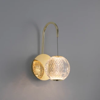 Nova Luce Vägglampa <strong>Brillante</strong>  Guld