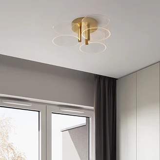 Nova Luce Taklampa <strong>Gatlin</strong>  Mässingsguld