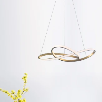 Nova Luce Hängande Lampa <strong>Fusion Ny</strong>  Mässingsguld