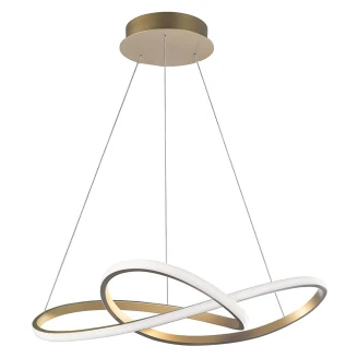 Nova Luce Hängande Lampa <strong>Fusion Ny</strong>  Mässingsguld