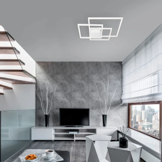 Nova Luce Taklampa Bilbao Ny Vit 56x56 cm