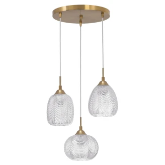 Nova Luce Hängande Lampa <strong>Vario</strong>  Guld, Transparent