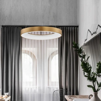 Nova Luce Hängande Lampa Rando Thin Guld Ø 60 cm