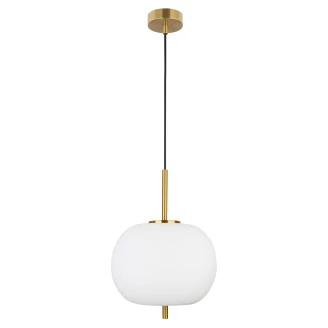 Nova Luce Hängande Lampa <strong>Lato</strong>  Enkel Guld, Vit