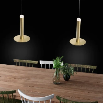 Nova Luce Hängande Lampa <strong>Palencia Ny</strong>  Mässingsguld