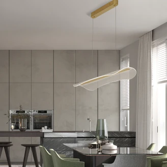 Nova Luce Hängande Lampa <strong>Agos</strong>  Guld