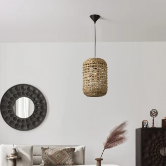 Nova Luce Hängande Lampa <strong>Griffin Alpha</strong>  Brun Ø 27 cm