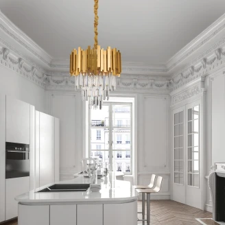 Nova Luce Hängande Lampa Grane Guld M