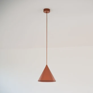 Hängande Lampa <strong>Seattle</strong>  Tegelröd Matt Ø 19 cm