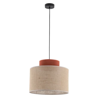 Hängande Lampa <strong>Aria Duo</strong>  Brun Matt Ø38 cm