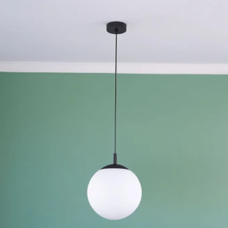 Hängande Lampa <strong>Hornavan</strong>  Vit Matt Ø25cm