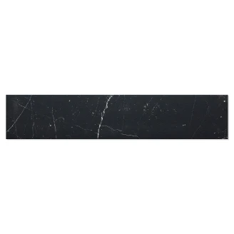 Marmor Klinker <strong>Palazzo</strong>  Svart Matt 10x50 cm