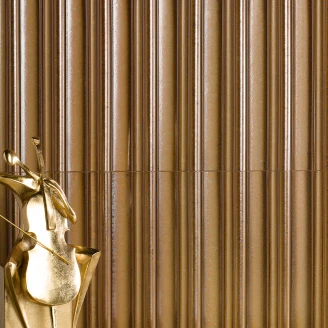 Natucer Kakel Techno Brons Blank-Relief 10x40 cm
