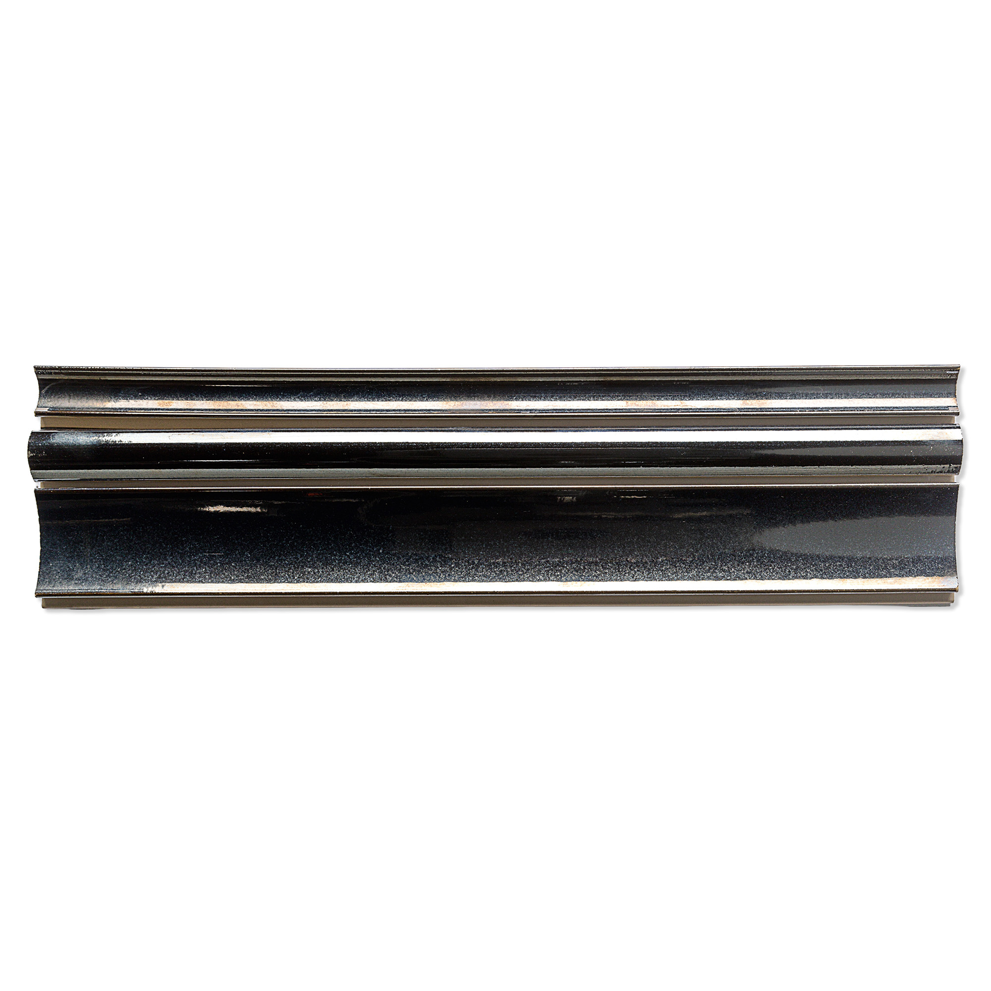 Natucer Kakel Techno Mörkgrå Blank-Relief 10x40 cm