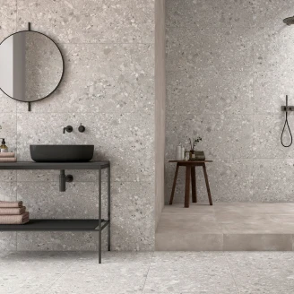Klinker <strong>Arte-Terrazzo</strong>  Silver Matt 60x120 cm