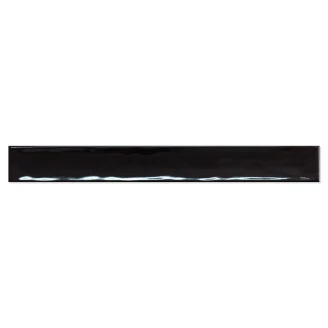 Kakel <strong>Stretto</strong>  Svart Blank 5x40 cm