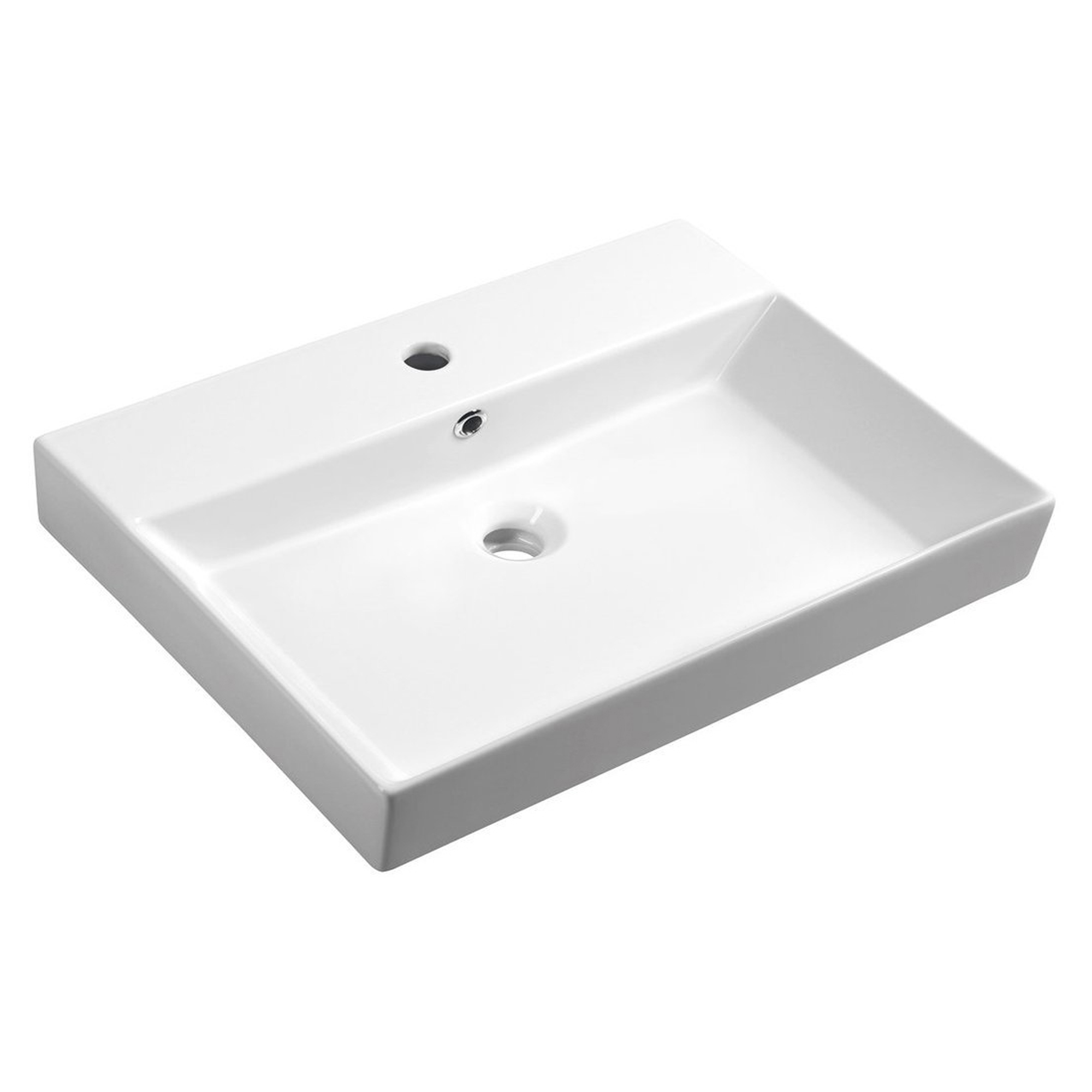 Tvättställ Serin Vit Blank 70x46 cm