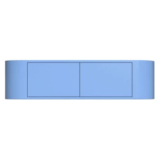 Desiva Dubbelt Tvättställsskåp <strong>Fabiola</strong>  Himmelblå 135 cm