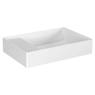 Tvättställsskåp Brio Grön Matt 49 cm med Handfat Vit Blank Utan Hål