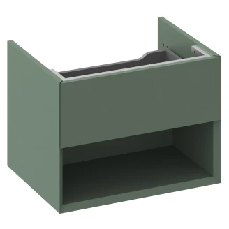 Ravak Tvättställsskåp <strong>Lite</strong>  Grön Matt 60 cm med Handfat