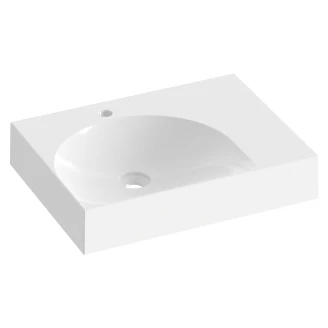 Ravak Tvättställsskåp <strong>Lite</strong>  Grå Matt 60 cm med Handfat Vänster