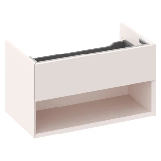 Ravak Tvättställsskåp <strong>Lite</strong>  Rosa Matt 80 cm med Handfat S Vänster