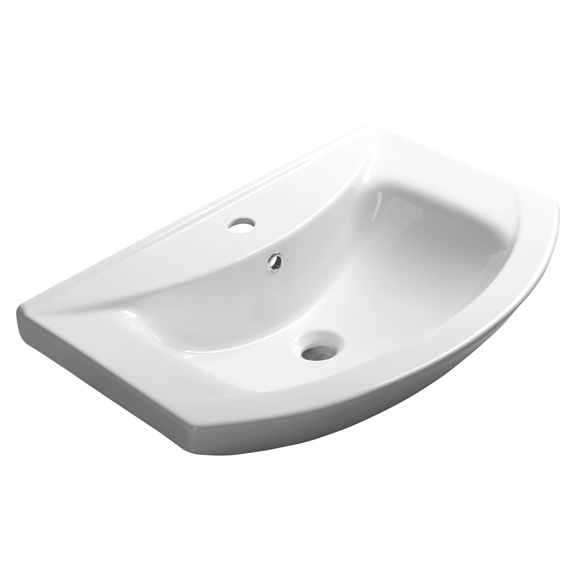 Tvättställ Altera Vit Blank 65x46 cm