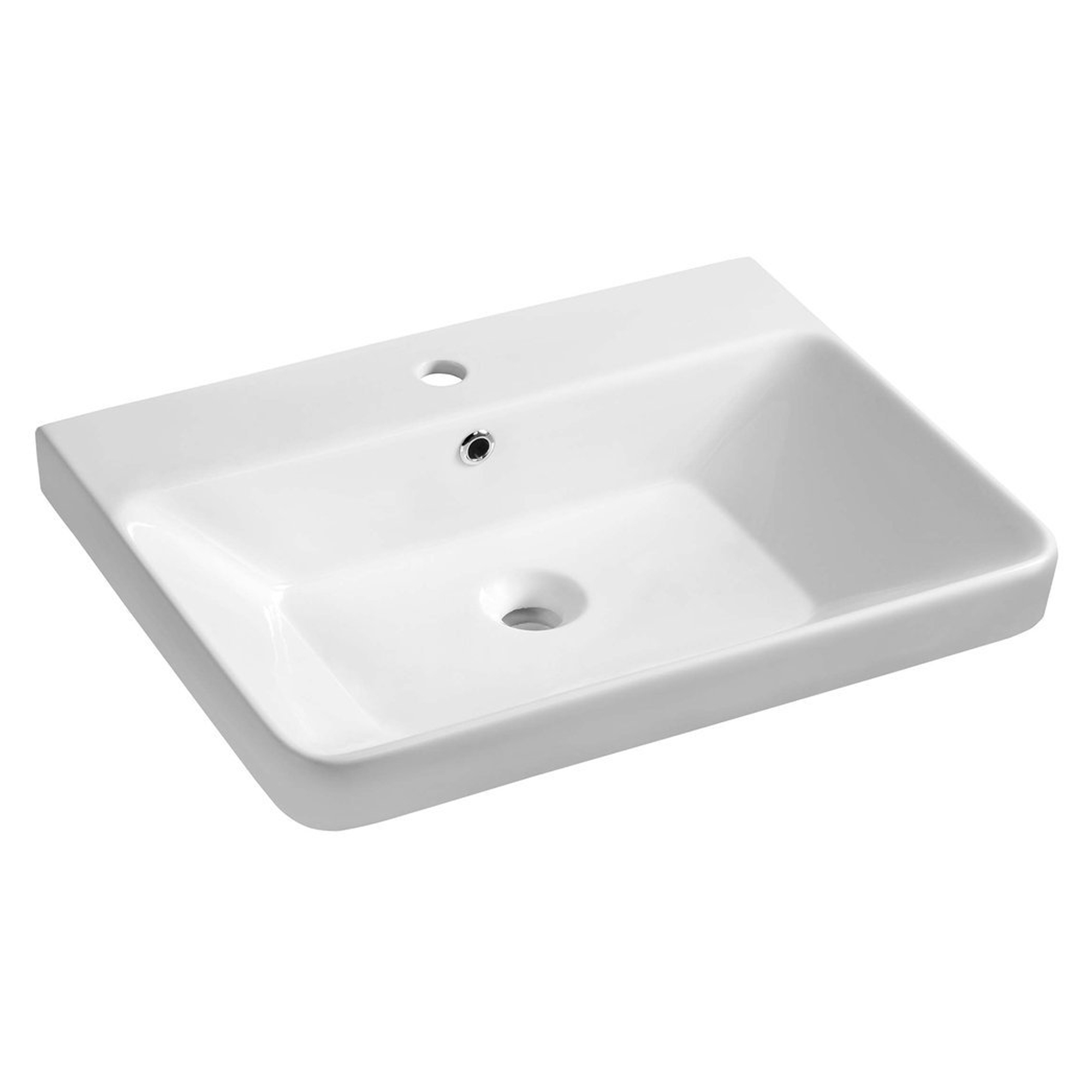 Tvättställ Vionte Vit Blank 60x46 cm