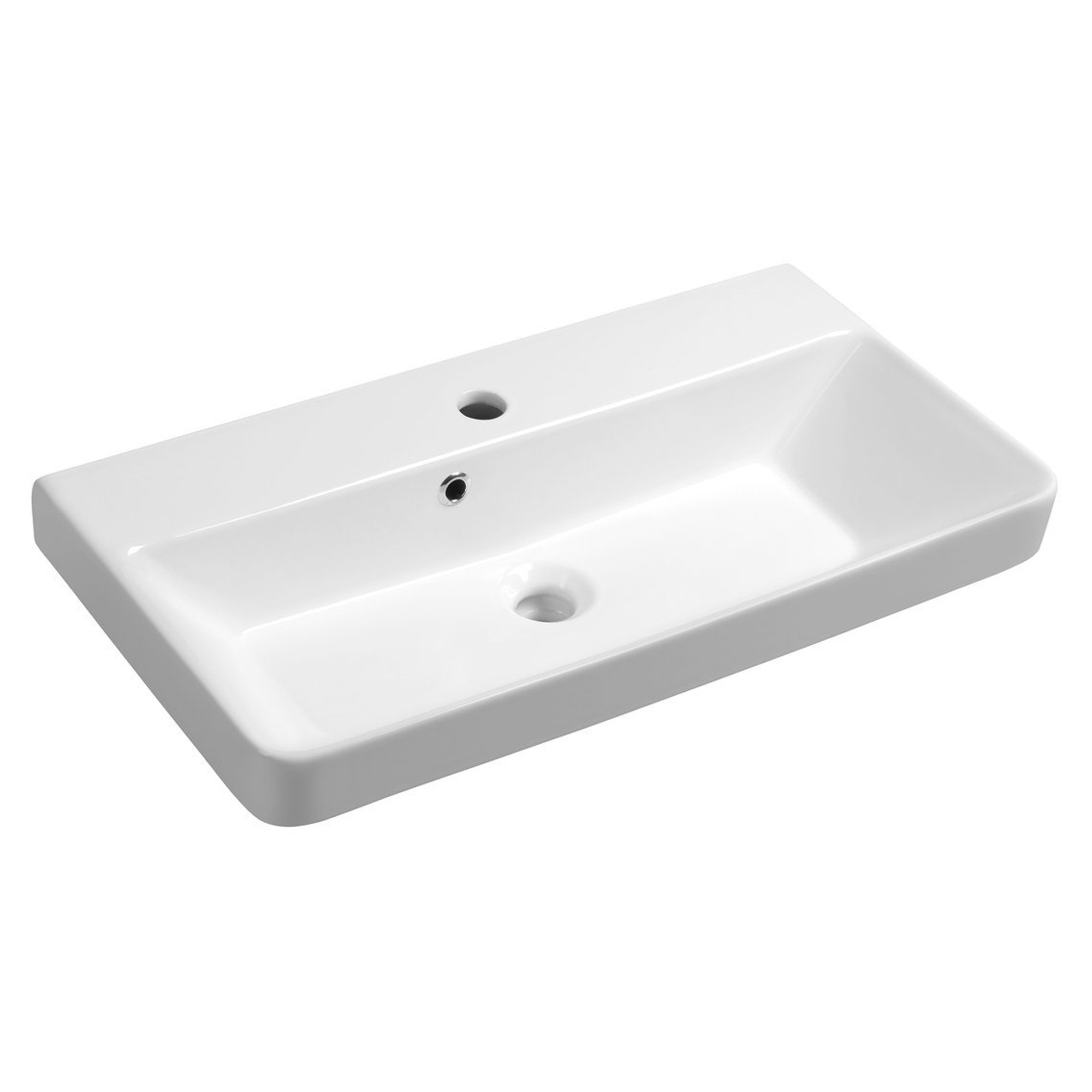 Tvättställ Vionte Vit Blank 70x37 cm