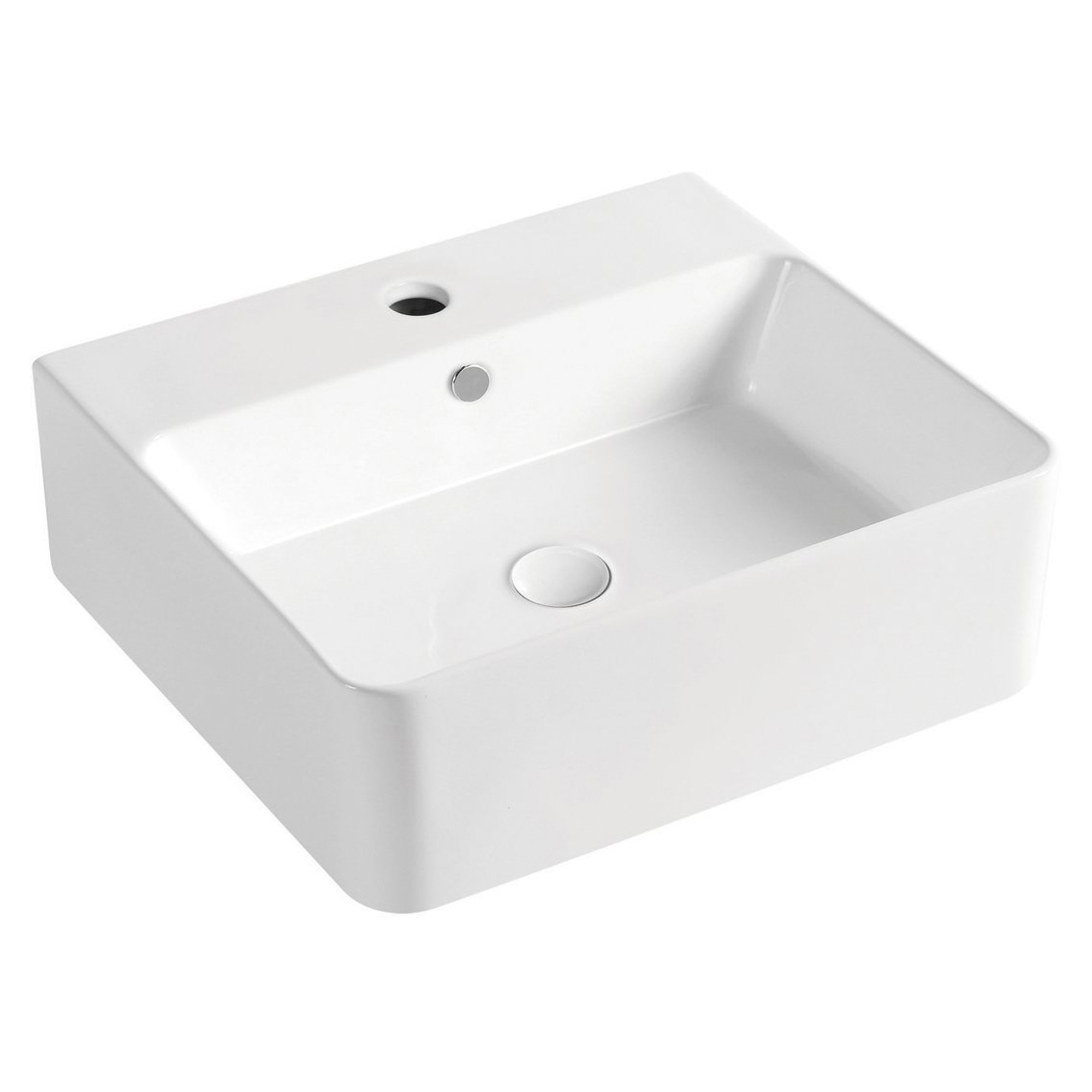 Tvättställ Trivio Vit Blank 46x42 cm