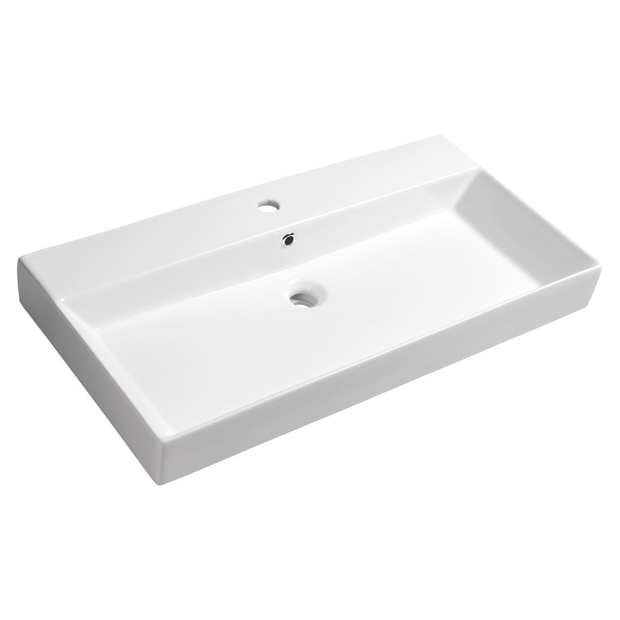 Tvättställ Serin Vit Blank 85x45 cm
