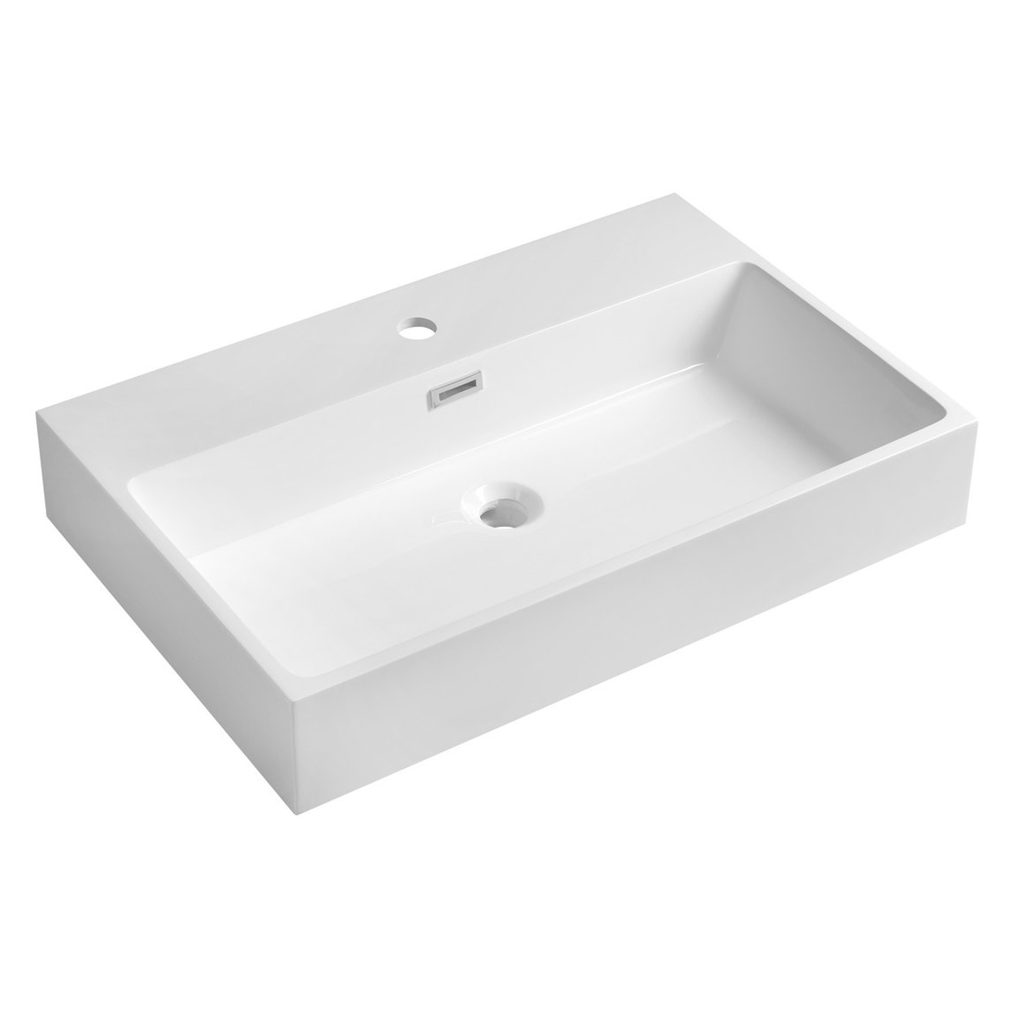 Tvättställ Navia Vit Blank 70x46 cm