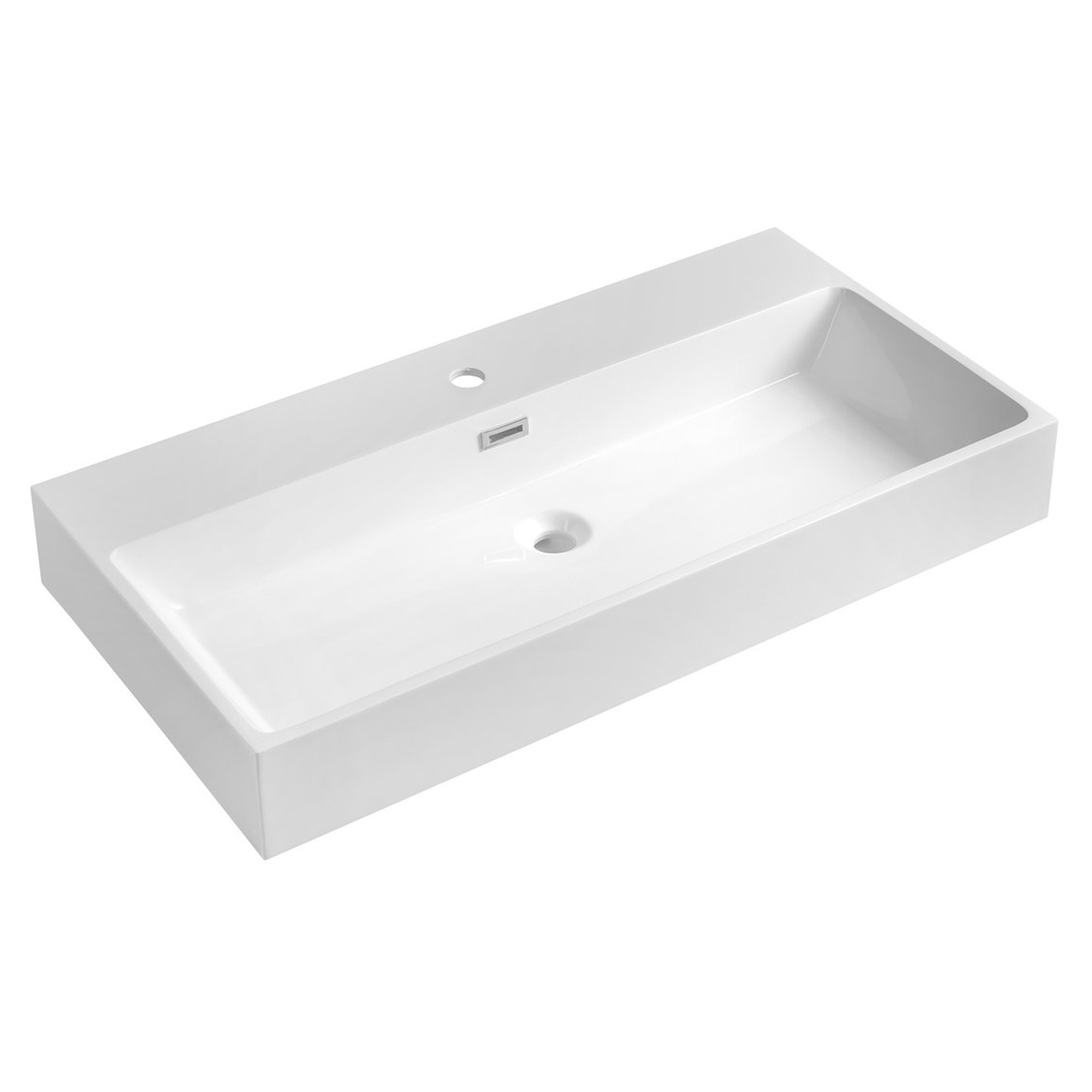 Tvättställ Navia Vit Blank 90x46 cm