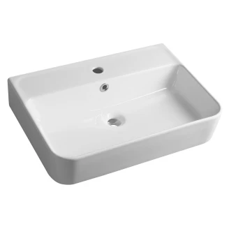 Tvättställ <strong>Levra</strong>  Vit Blank 60x42 cm