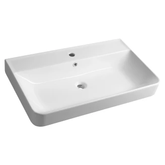 Tvättställ <strong>Levra</strong>  Vit Blank 80x48 cm