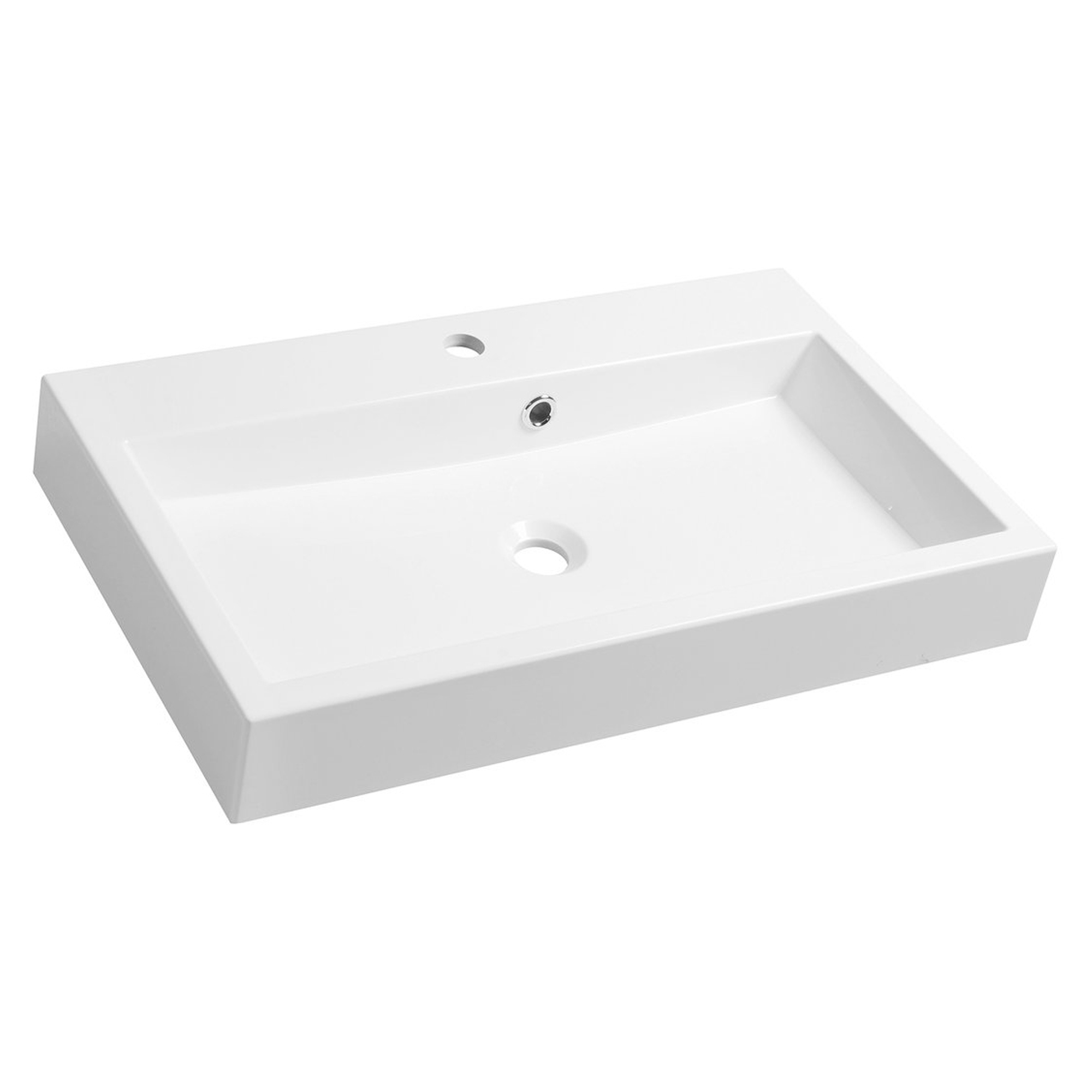 Tvättställ Mirelle Vit Blank 70x42 cm