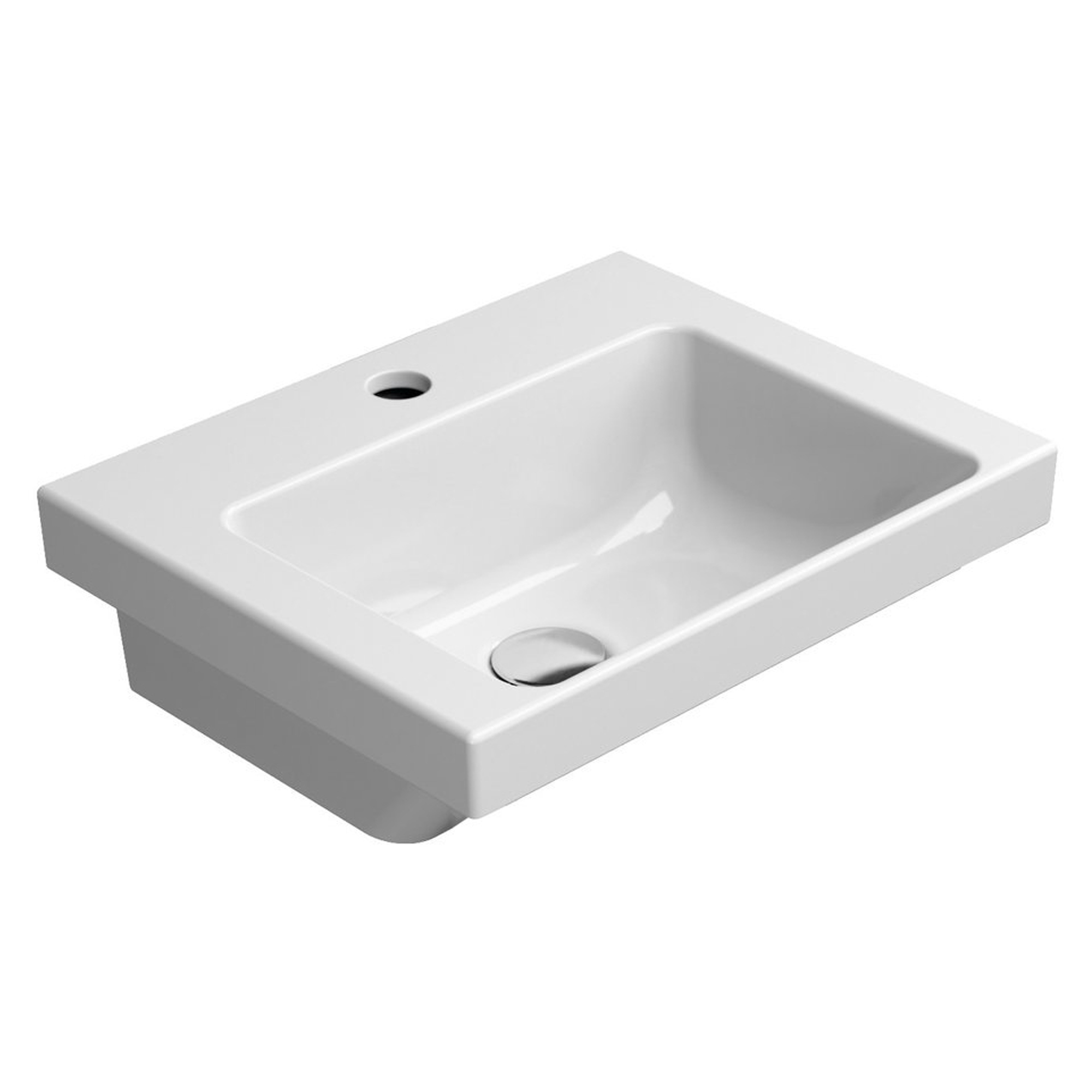 Tvättställ Serava Vit Blank 42x34 cm