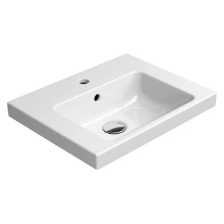 Tvättställ <strong>Serava</strong>  Vit Blank 50x40 cm
