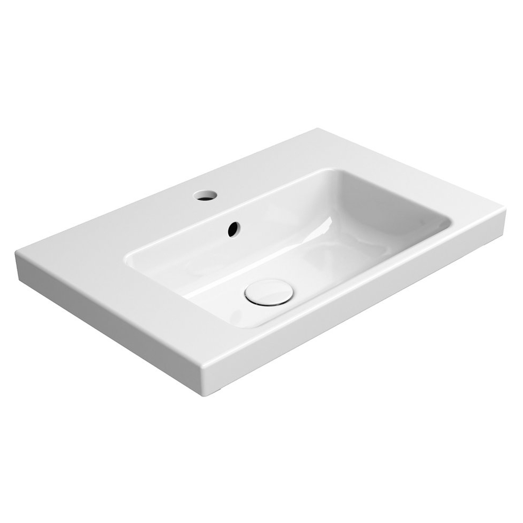 Tvättställ Serava Vit Blank 60x40 cm