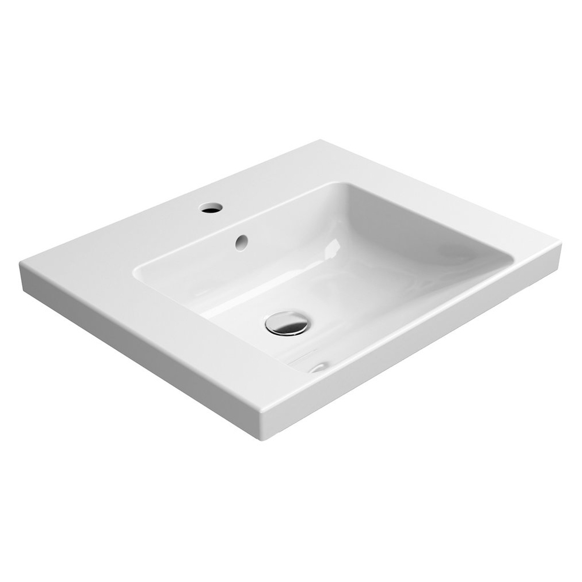 Tvättställ Serava Vit Blank 60x50 cm